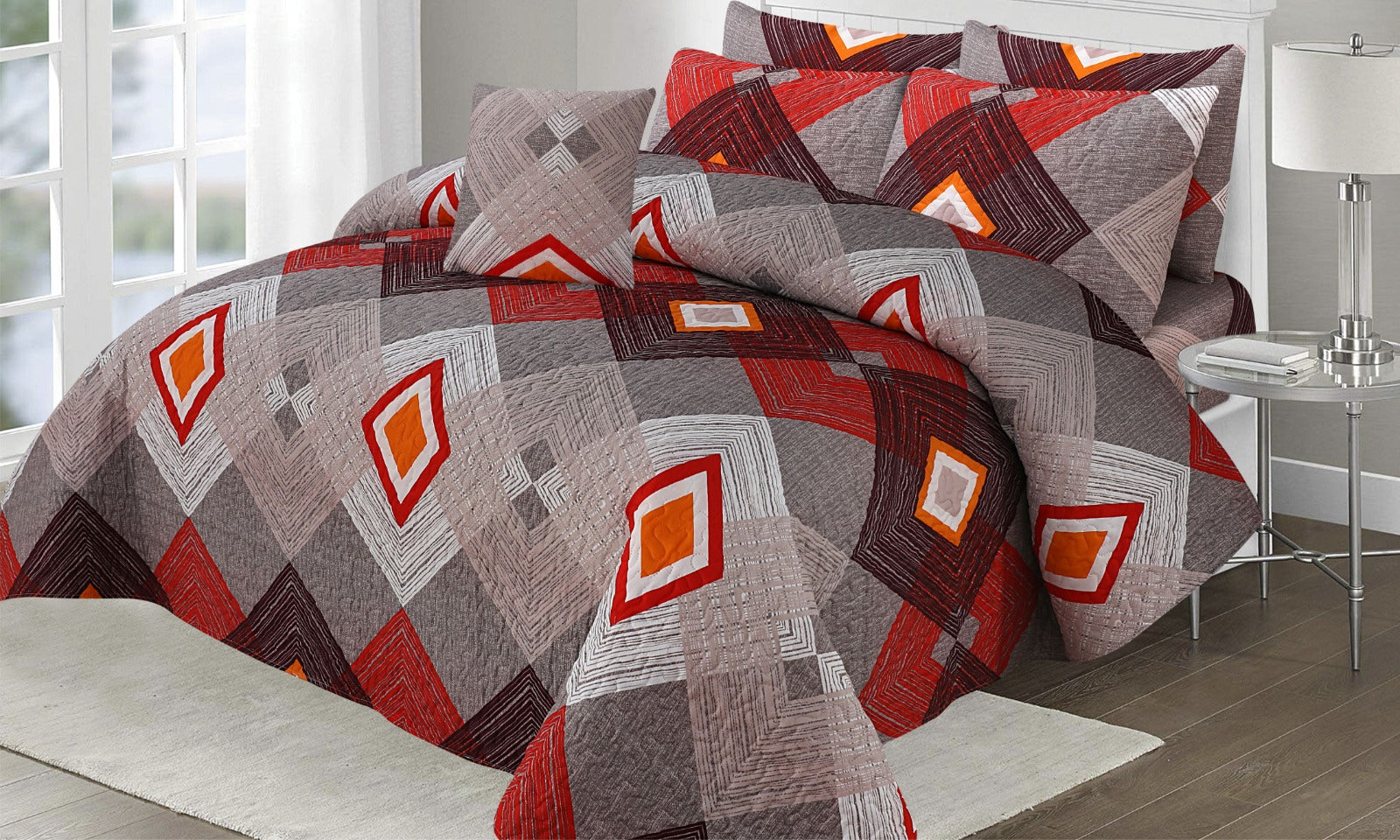 Luxury 7-Piece Bedspread Set