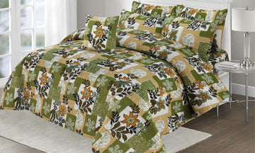 Elegant Greenish 3-Piece Bedspread Set