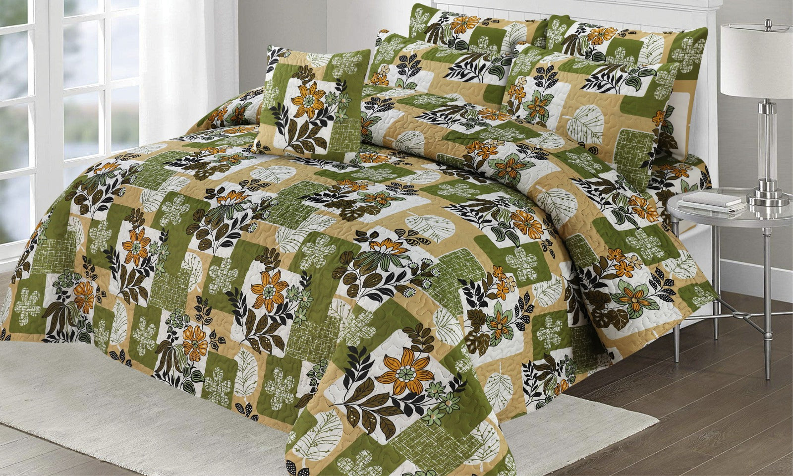 Luxury 7-Piece Bedspread Set