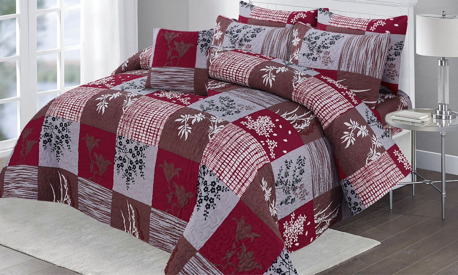 Luxury 7-Piece Bedspread Set
