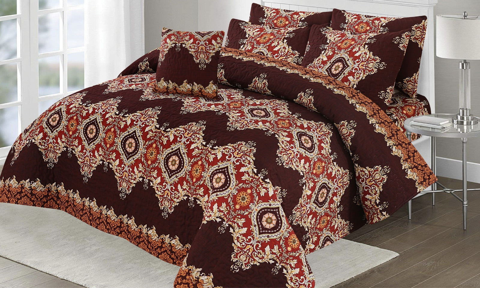Luxury 7-Piece Bedspread Set