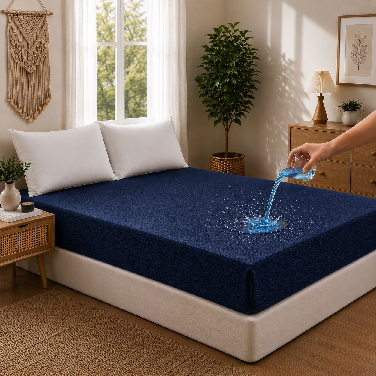🛏️ Keep Your Mattress Fresh, (Blue) Clean & Protected!