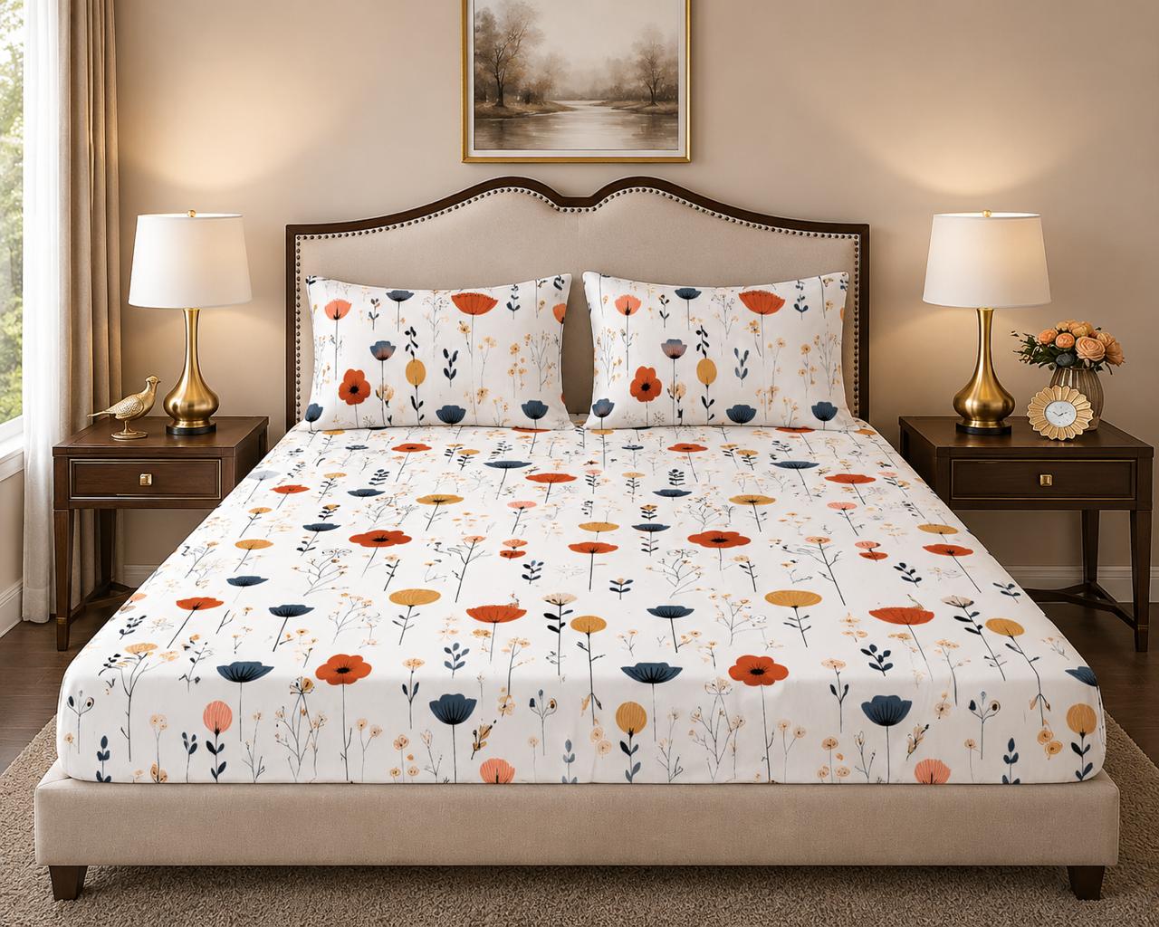 SNS Bedding Premium Fitted Bedsheet – Perfect Fit, Ultimate Comfort