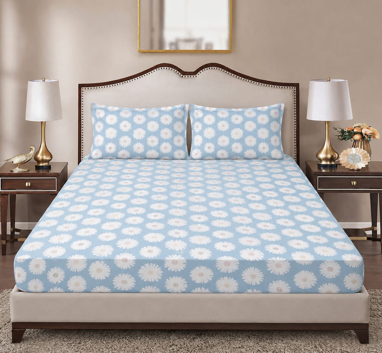 🛏️ Premium Soft Fitted Bedsheet – Perfect Fit for Ultimate Comfort