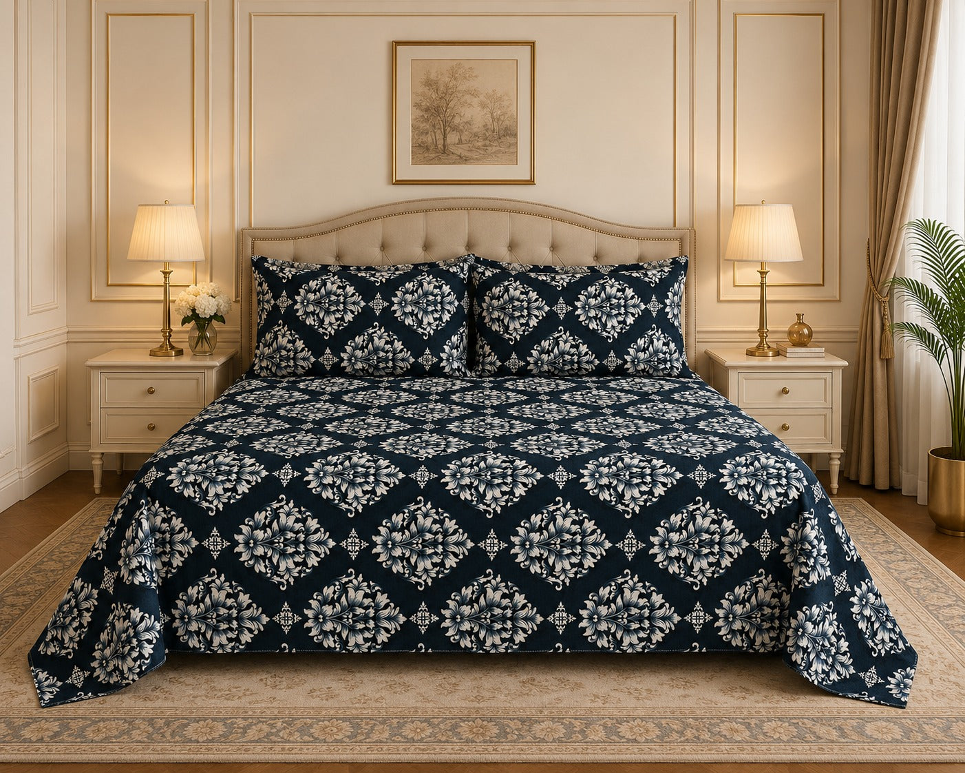 3 Piece Flat Bedsheets
