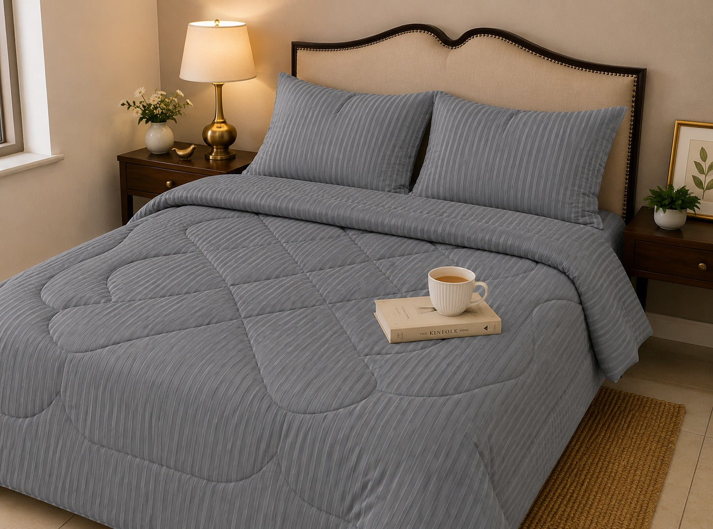 Premium Strip  Comforters