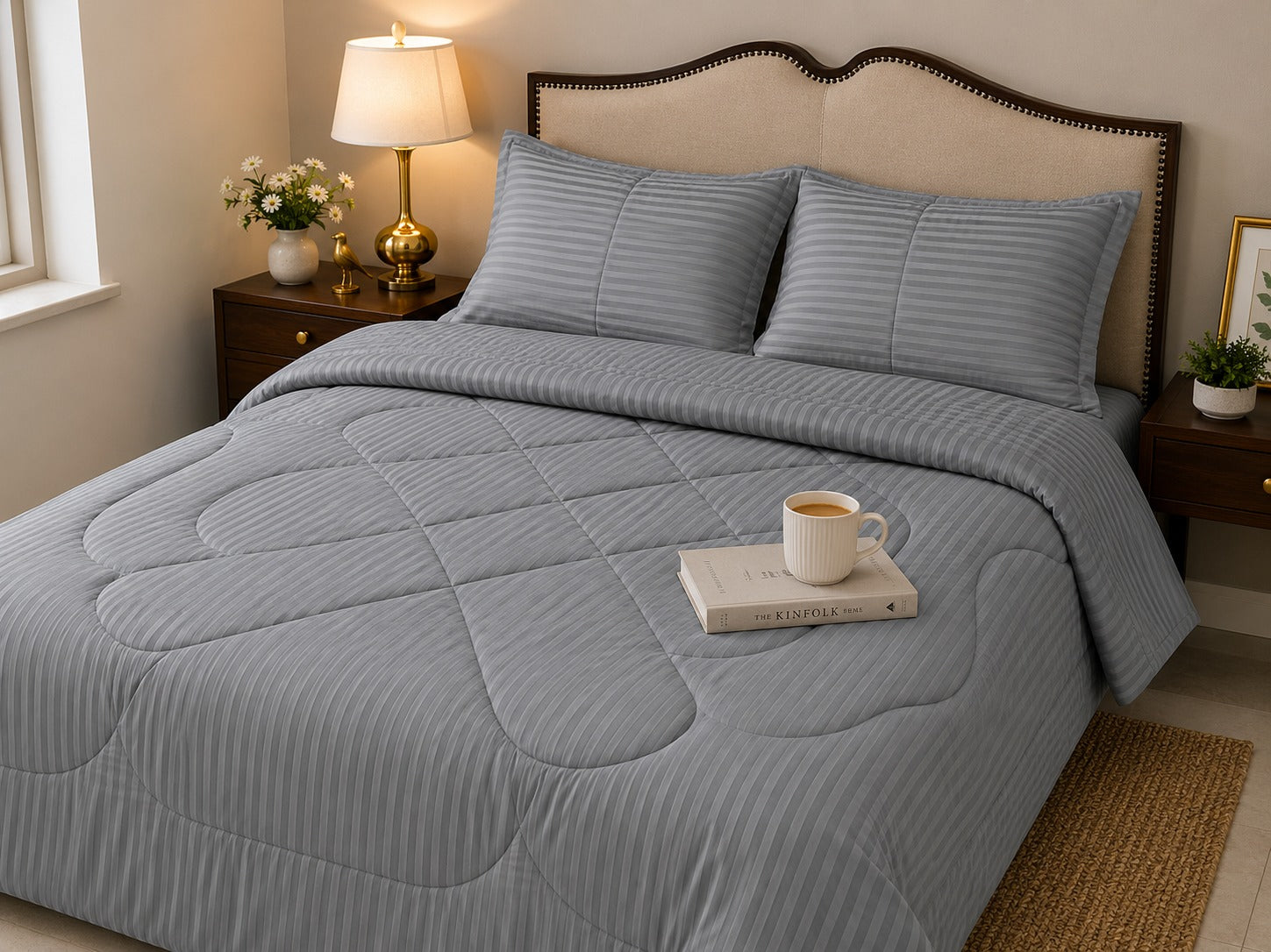 Premium Strip  Comforters