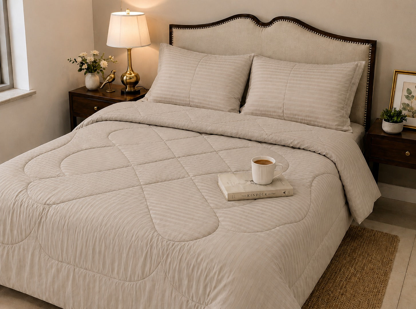 Premium Strip  Comforters