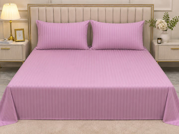Premium Strip Bed Sheet Set