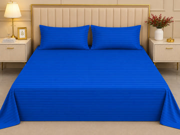 Premium Strip Bed Sheet Set